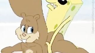 Sandy in SpongeBob have sex