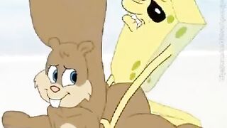 Sandy in SpongeBob have sex