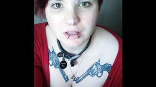 Chubby Redhead wants to be Covered in Cum