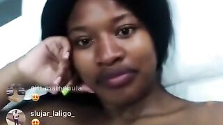 Mzansi Girl Gee_miny let the Towel down and more on IG Live