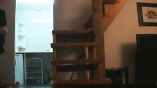 Sexy Blonde Sexual Seduces Workman Homemade Spycam