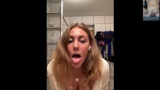 Shy 18yr old Teen Strips on Facetime for Muscular Guy!