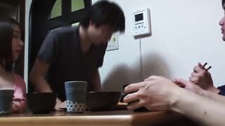 Housewife and son's school friends