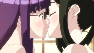 Big Lesbian Boobs make Lesbian Orgy | Anime Hentai