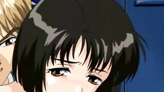 Hentai schoolgirl is again to fuck rod