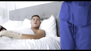 Hot Step Sister Helps Masturbate