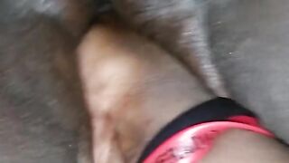 Ebony BBW let me Put my Hand in her Pussy / Fisting with Thick Cream at end