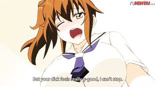 Hentai Uncensored |  Busty virgin teen fucks big cock