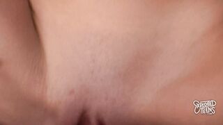 Petite 18 Yr old Teen Gets Creampied