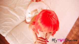 Sloppy DeepThroat LeeLoo Cosplay (Blowjob, HandJob, MyKinkyDope)