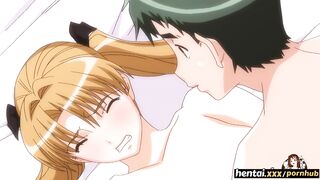 Spying on his Step Sister Leads to Mutual Masturbation and Fucking - Hentai