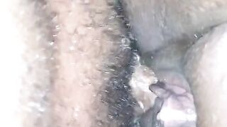 Black Deaf BBW with Big Clit Squirts all over Thick Black Mandingus