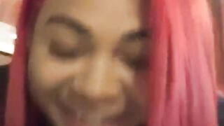 Red Mulatto Shows and Plays with Pussy on g Live