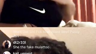 Red Mulatto Shows and Plays with Pussy on g Live