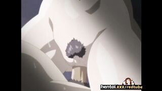 Naughty Mother with huge tits gangbang with 4 Students - Hentaixxx