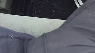 Cumming in my Car after Work