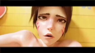 Dva's try not to Cum Challange — OVERWATCH D.VA [PMV/HMV]