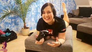 Gamergirl: Hot Teen Gets Fucked while she Continues to Play!