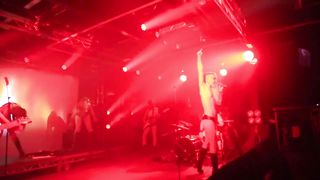 german kinky female singer nude on stage in concert 2