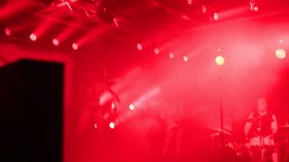 german kinky female singer nude on stage in concert 2