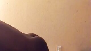 THICK EBONY BBW GETS ON TOP AND RIDES BBC LIKE a PRO