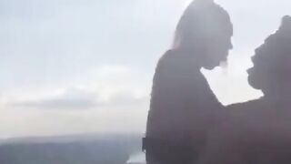 BBC FUCK WHITE GIRL ON Cliff