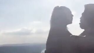BBC FUCK WHITE GIRL ON Cliff