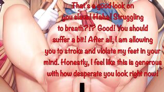 Ultimate Anime Foot Fetish Jerk off Challenge (Femdom, Breathplay, Foot Worship, JOI)
