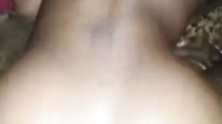 Black Pussy Destroyed after a Party. she seems to Enjoy the Long Dick in her Loose Pussy.