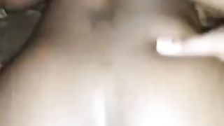 Black Pussy Destroyed after a Party. she seems to Enjoy the Long Dick in her Loose Pussy.