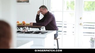 GingerPatch - Skinny Redhead Gets Fucked while Playing