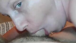 Best blowjob I've ever had is by my ex wife thank you for the video bitch