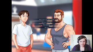 Summertime Saga Debbie Sucks Big Cock