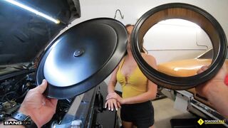 Roadside - Car Guru MILF Fucks her Car Mechanic