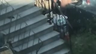 Crackhead Fucks for $10 outside