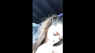 Super Hot Teen Give Amazing Blowjob in Public