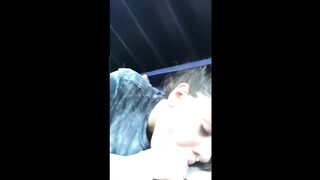 Super Hot Teen Give Amazing Blowjob in Public