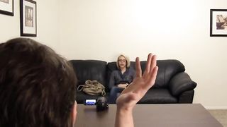 Casting Teen Bella Shows off her Skills and tries Anal