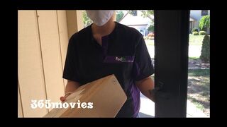 Package Delivery Lady Fucks Random BBC & Cheats on Husband at Work