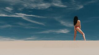 lez slowly into feet