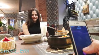 MY FRIEND CONTROLS ME IN PUBLIC! my Pussy is very Wet. Lovense Lush