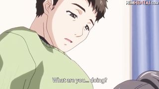 · Uncensored Hentai · Busty teen does incredible blowjob deepthroat to get