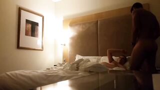 Cabin crew fucking in hotel room