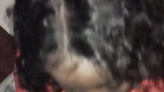 Freaky Ebony BBW Housekeeper Surprises BBC Guest with Sloppy Head