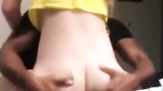 Girlfriend Records best Friend Cumming on a BBC!!