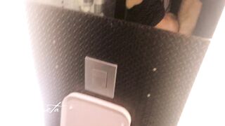 Random Teen Hookup in a Public Toilet -upskirt Quickie (Lanreta)