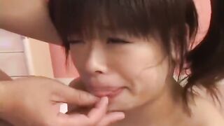 Tinder bitch fucked cum in pussy