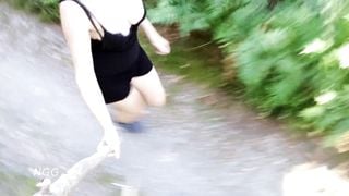 I went for a Run got Horny Stripped entirely Naked and Continued Running