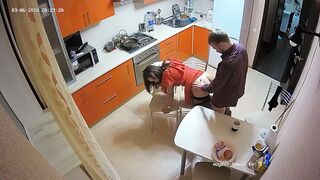 Real Amateur Couple Has Quick Sex In The Kitchen