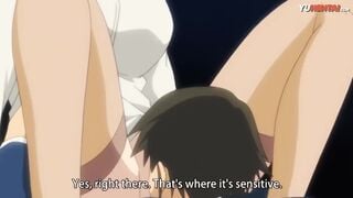 · HENTAI UNCENSORED· Busty milf does anal for the first time